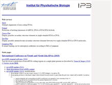 Tablet Screenshot of biophys.uni-duesseldorf.de