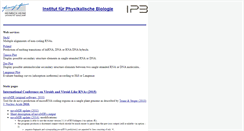 Desktop Screenshot of opal-www.biophys.uni-duesseldorf.de